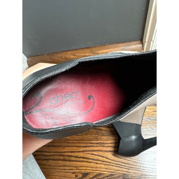 Abeo VICTORY Chelsea Elastic Slip On Heel Boots Booties Womens Size 9 - Picture 8 of 9